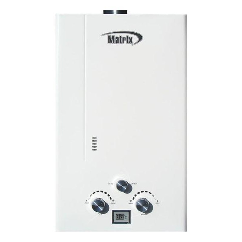 Газовая колонка Matrix JSD 20 Турбо+труба - Купить в Харькове Лучшие цены